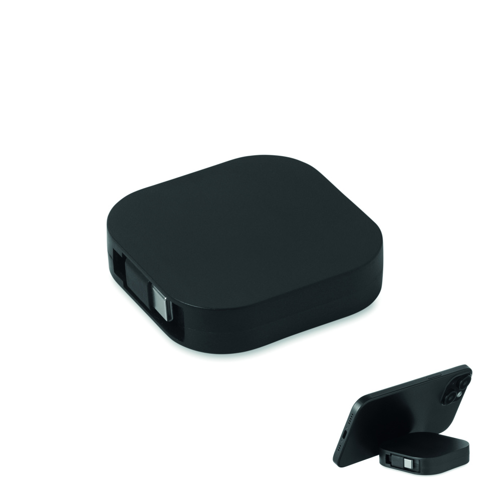 Logotrade promotional giveaway picture of: 100W retractable charging cable