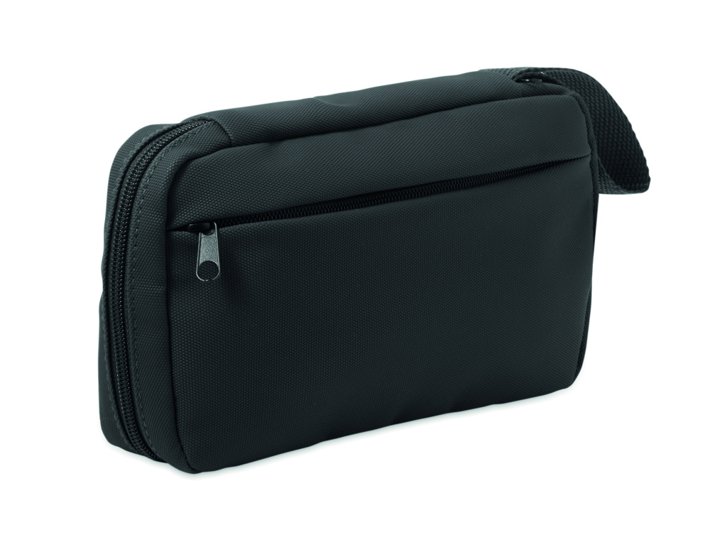 Logotrade promotional item image of: Toiletry bag 600D RPET