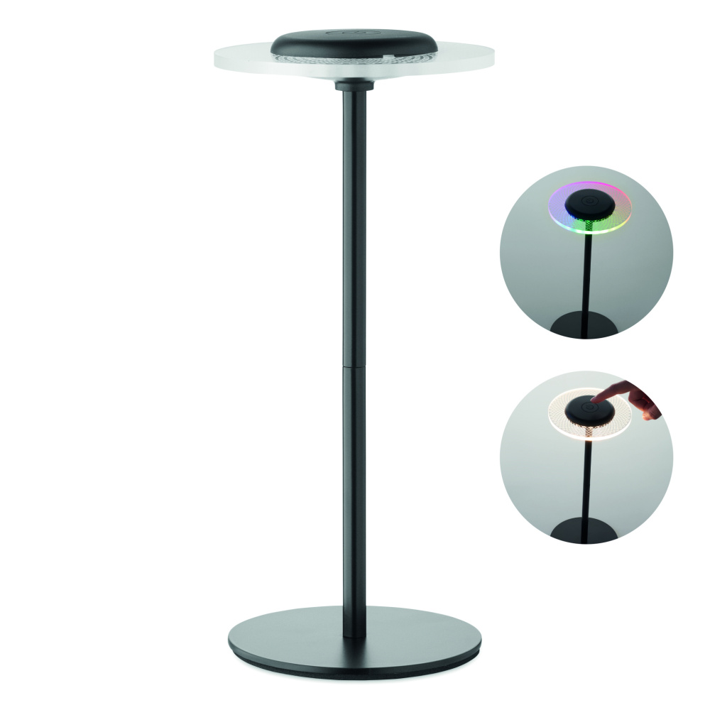 Logo trade promotional merchandise picture of: Rechargeable iron table lamp
