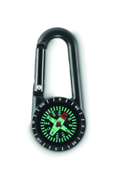 Logotrade promotional item picture of: Outdoor compass with carabiner