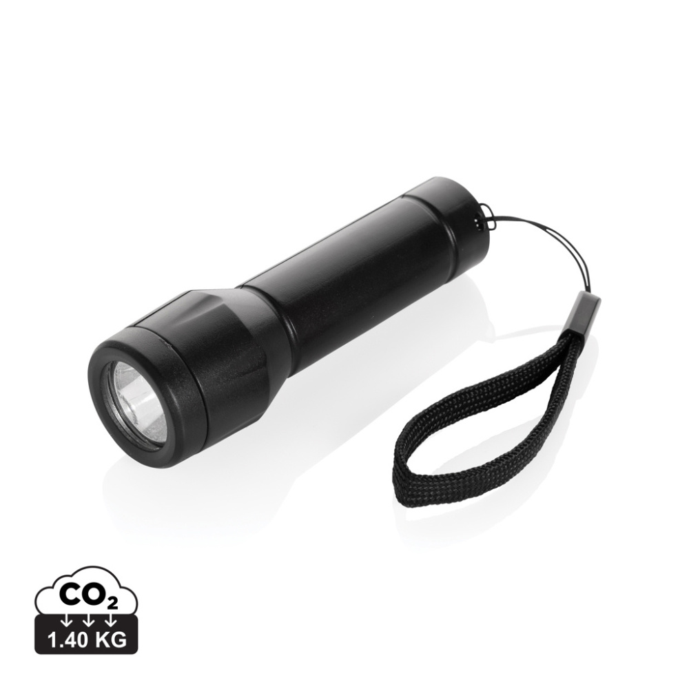 Logo trade promotional product photo of: Flara RSC recycled plastic USB-rechargeable torch