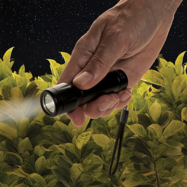 Logotrade promotional merchandise picture of: Flara RSC recycled plastic USB-rechargeable torch