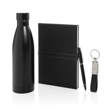 Logo trade promotional giveaways picture of: Swiss Peak RCS deluxe business gift set w/ water bottle
