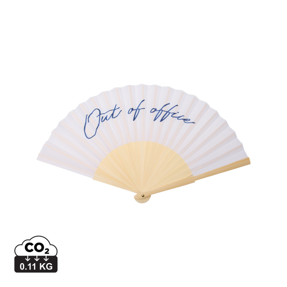 Logo trade promotional giveaways picture of: VINGA Out of office hand fan
