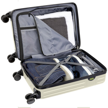 Logo trade promotional giveaway photo of: Rover 20" GRS recycled cabin trolley 40L