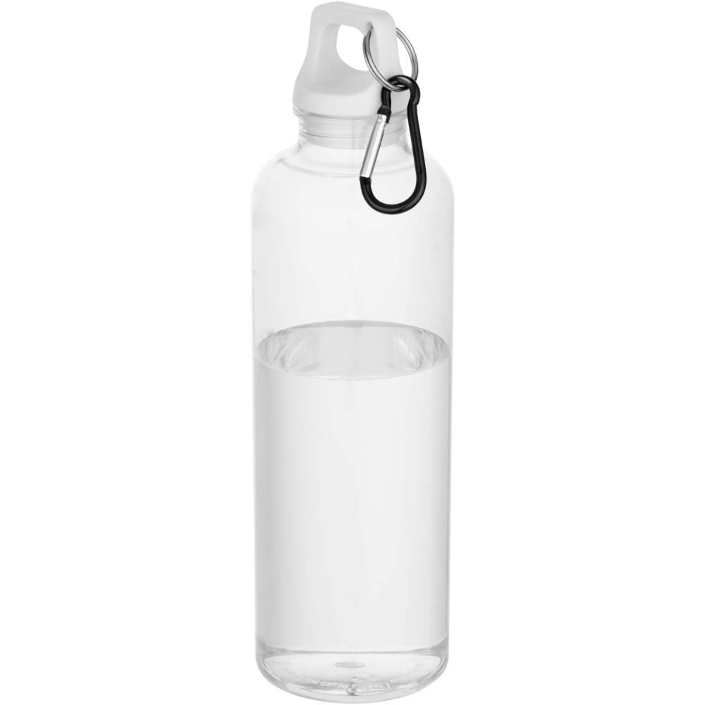 Logotrade promotional products photo of: Oregon 750 ml RCS recycled plastic water bottle with carabiner