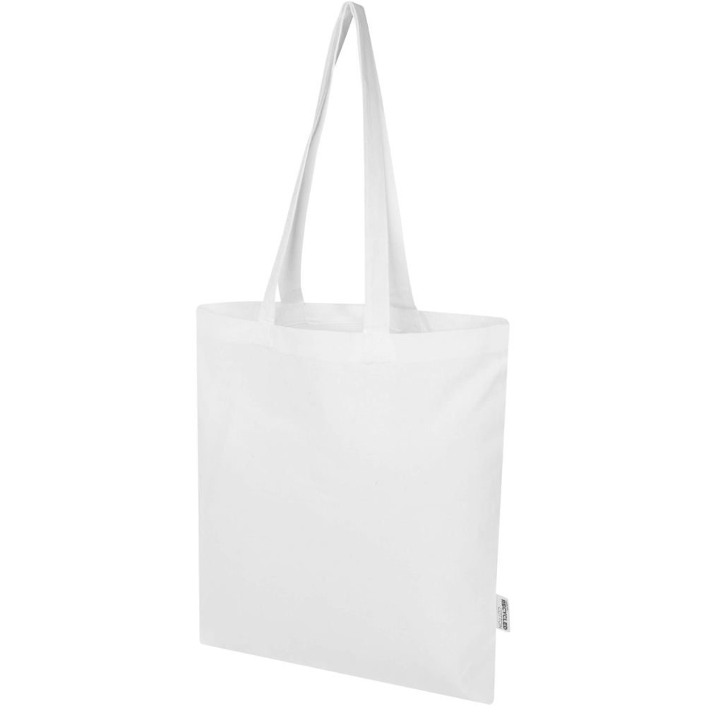 Logo trade promotional gifts image of: Peru Blend 180 g/m² GRS recycled cotton tote bag 7L