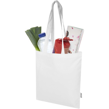 Logotrade business gift image of: Peru Blend 180 g/m² GRS recycled cotton tote bag 7L