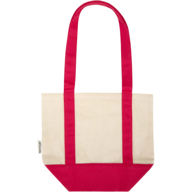 Logo trade business gifts image of: Sam 320 g/m² GRS recycled mini cotton tote bag