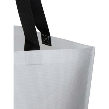 Logo trade promotional merchandise image of: Duo GRS recycled double-laminated oversized tote bag 30L