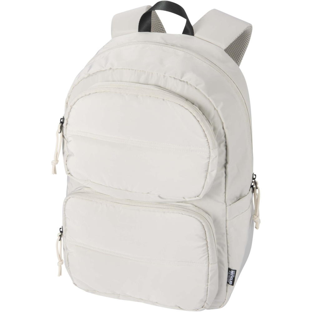 Logotrade promotional product image of: Puffer 15.6" GRS recycled laptop backpack 18L