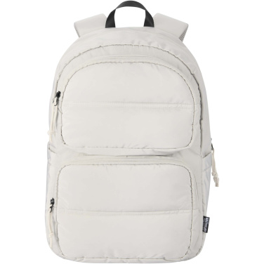 Logo trade promotional gifts image of: Puffer 15.6" GRS recycled laptop backpack 18L