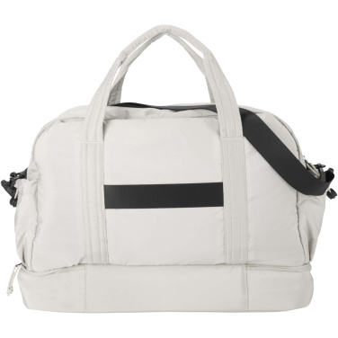 Logotrade promotional giveaway picture of: Puffer GRS recycled duffel bag with insulated bottom 30L