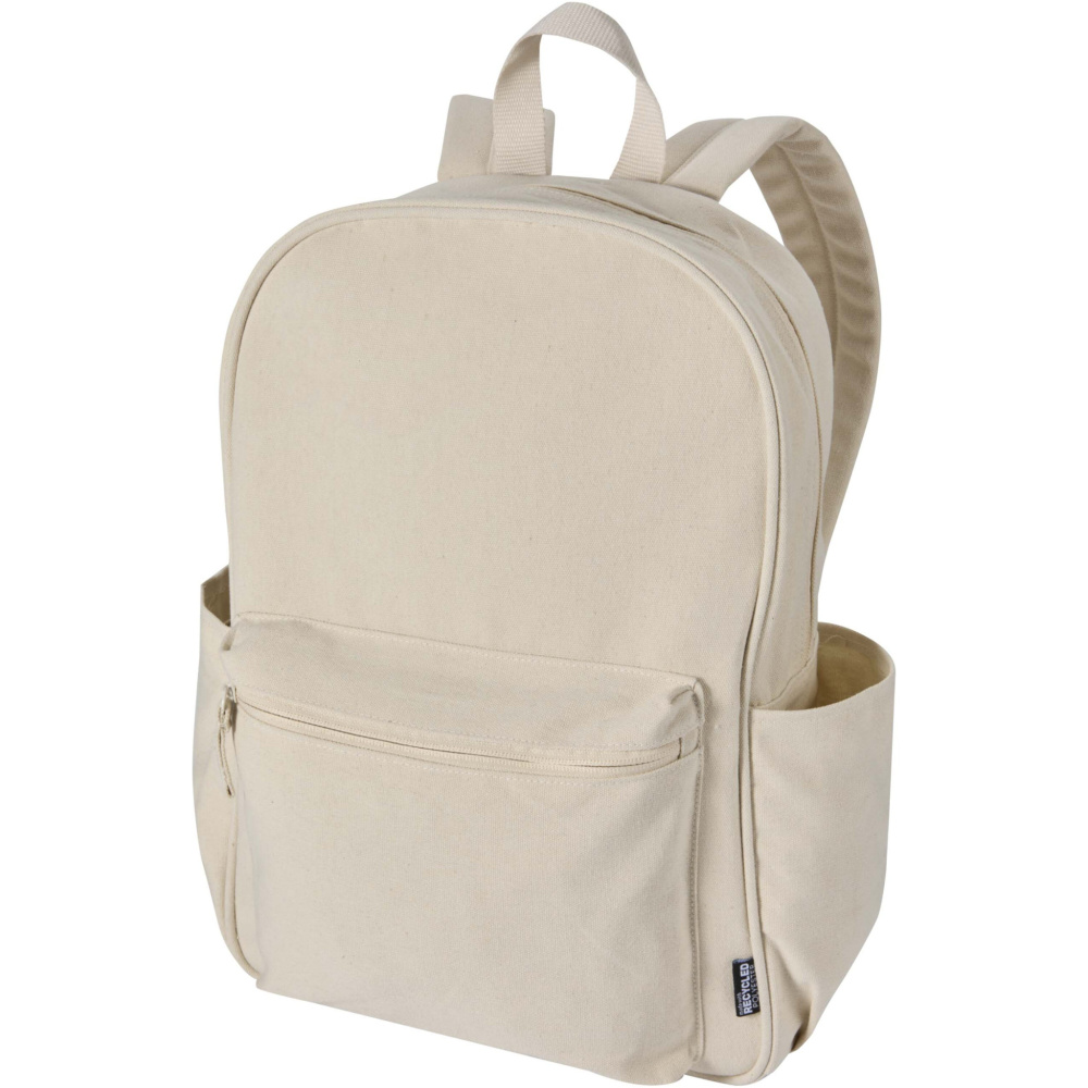 Logotrade advertising product image of: Recanvas 15.6” GRS recycled city backpack 16L