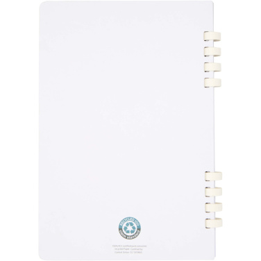 Logo trade promotional gift photo of: Fil A5 hard cover RCS recycled spiral notebook