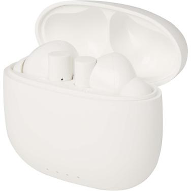 Logotrade promotional giveaway image of: Alterf recycled plastic True Wireless Bluetooth® headset with silicone eartips