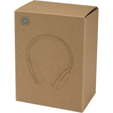 Logo trade promotional items picture of: Ancha recycled plastic over-ear wireless Bluetooth® headset