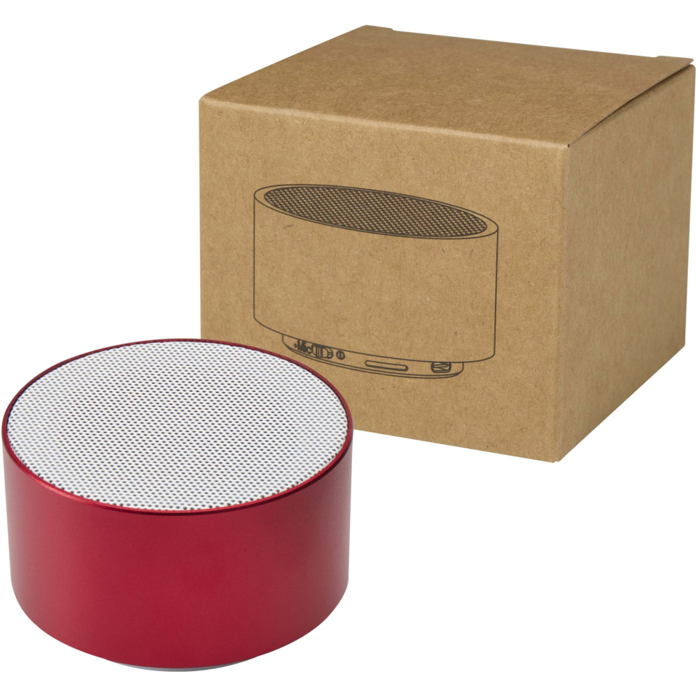 Logotrade promotional giveaway image of: Ankaa 3W recycled aluminium wireless Bluetooth® speaker