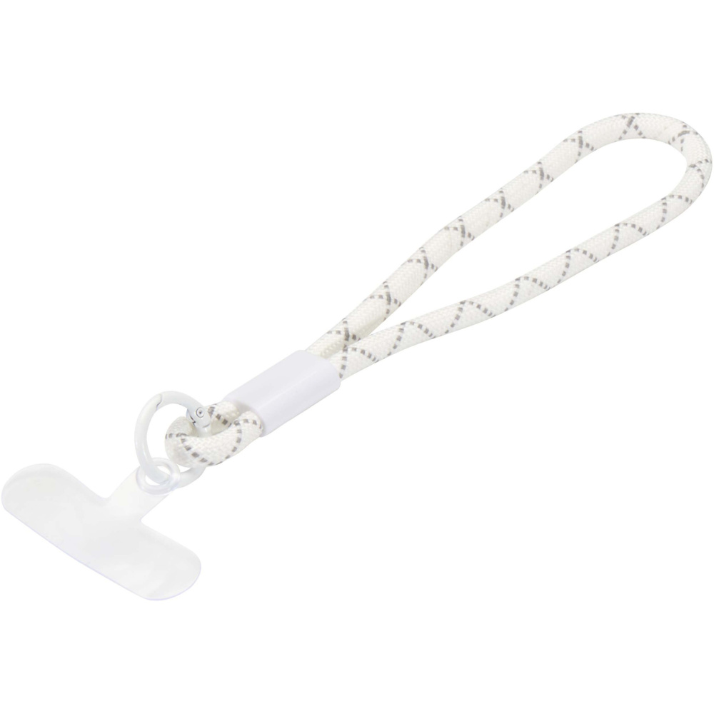 Logo trade promotional gifts image of: Arich recycled plastic smartphone wristband