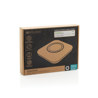 Logo trade corporate gifts picture of: Quantum ultra-fast 25W magnetic wireless charging pad