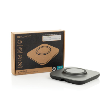 Logo trade business gift photo of: Quantum ultra-fast 25W magnetic wireless charging pad