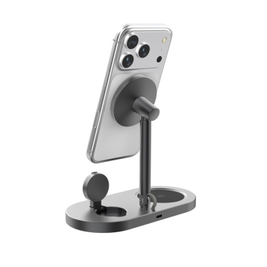 Logotrade promotional gift picture of: Quantum RCS ultra-fast 25W Magnetic desk wireless Charger