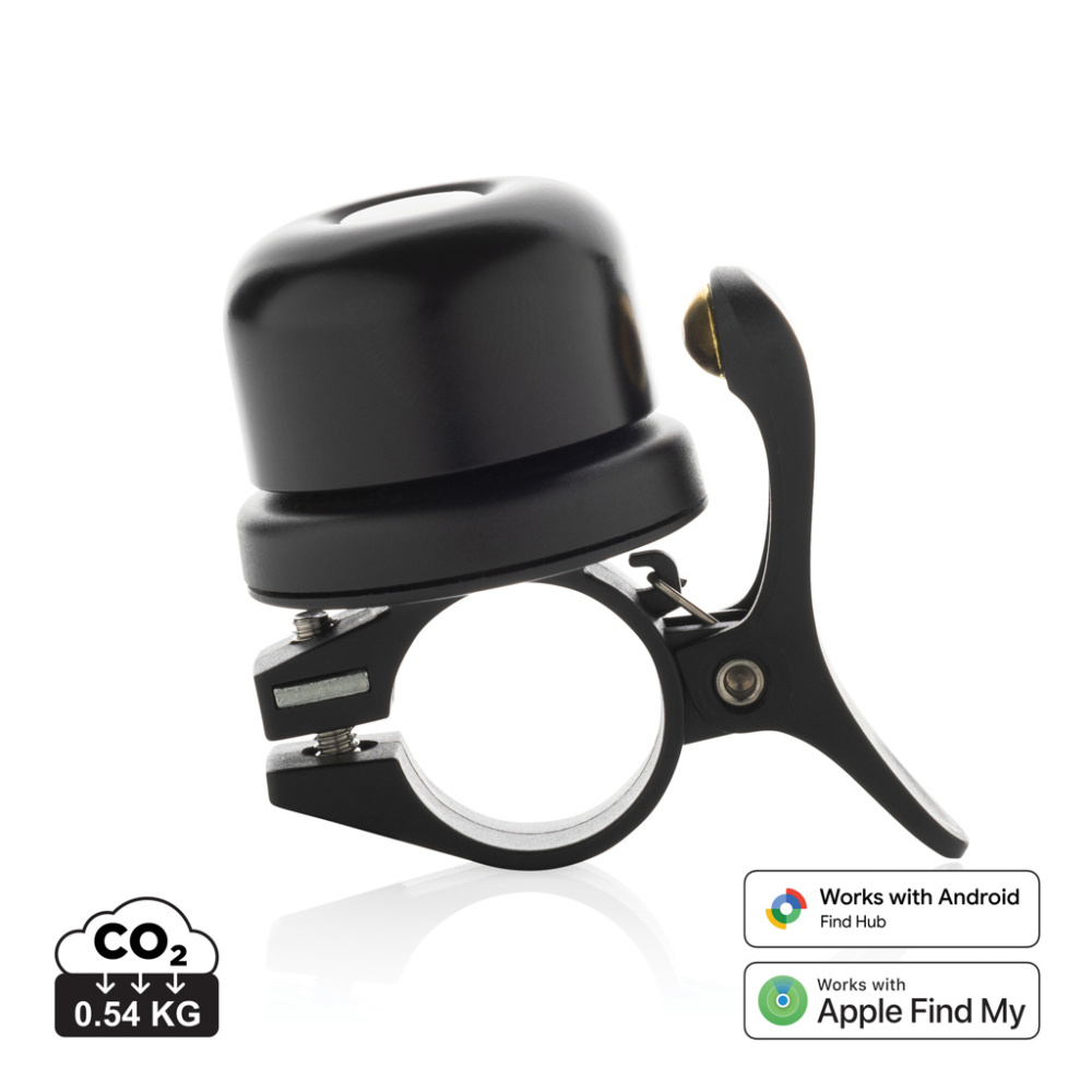 Logo trade advertising products image of: Bike finder Dual RCS bike bell with worldwide locating