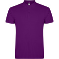Star short sleeve men's polo, Purple