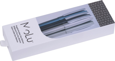 Logo trade corporate gift photo of: Metal ballpoint pen Des Moines MoLu