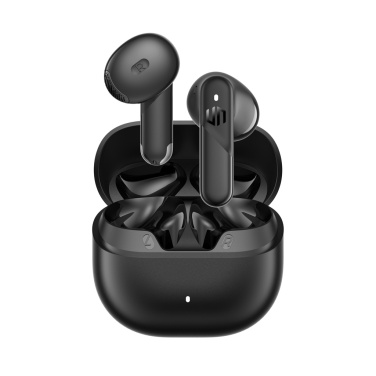 Logo trade promotional gifts image of: Urban Vitamin Santa Clara RCS plastic ENC earbuds