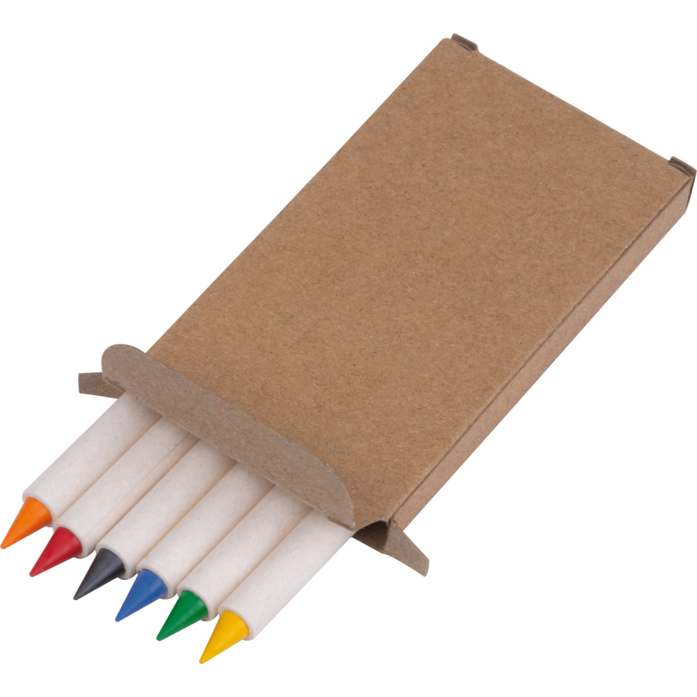 Logotrade promotional item picture of: Infinity Set of Wax Crayons KINGSTON