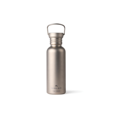 Logo trade promotional items image of: Nordic Drift Trail Ultra Light Titanium 600ml Water Bottle