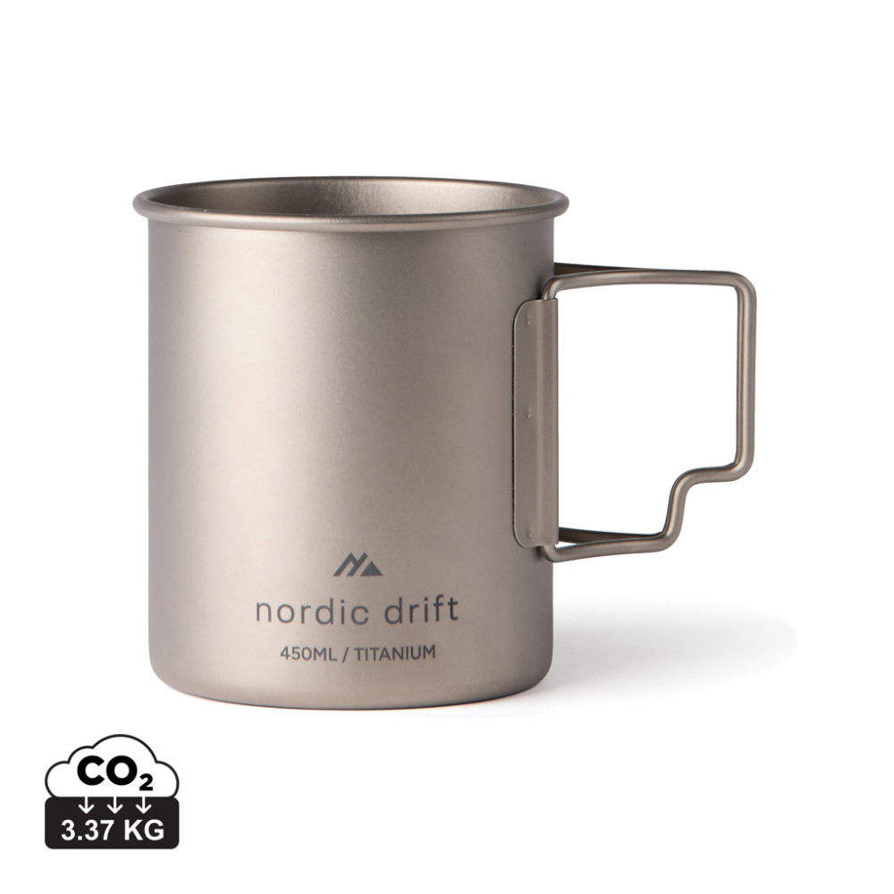 Logotrade promotional product image of: Nordic Drift Trail Ultra Light Titanium 450ml Cup