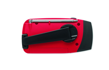 Logo trade promotional gift photo of: Portable radio SOS with LED torch