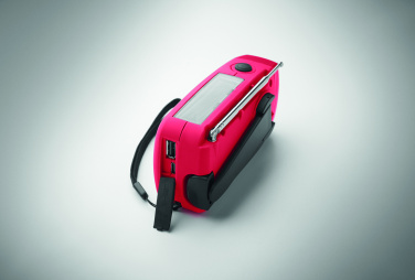 Logo trade promotional products picture of: Portable radio SOS with LED torch