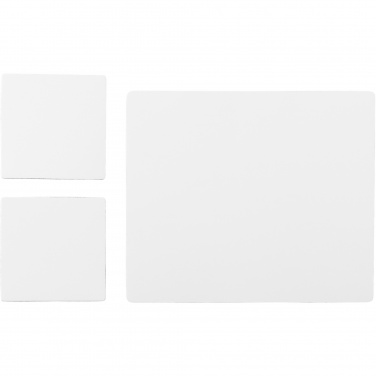 Logotrade ärikingi foto: Q-Mat® hiiremati ja rannaaluse komplekti kombinatsioon 3