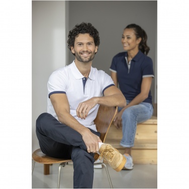 Logo trade ärikingituse pilt: Morgani lühikeste varrukatega naiste kahetooniline polo