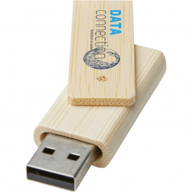 Logotrade ärikingid pilt: Pöörake 4 GB bambusest USB-mälupulka