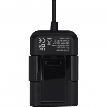 Logo trade ärikingid foto: Pilot-autolaadija QC 3.0 kahe tagaistme pikendatud laadijaga