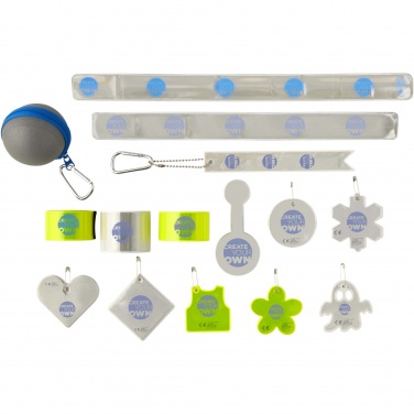 Logotrade reklaamtoote foto: Helkurtoodete näidiskarp