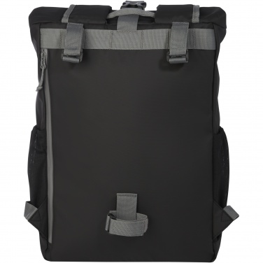 Logotrade reklaamkingituse foto: Aqua 15" GRS taaskasutatud veekindel rulliga rattakott 20L