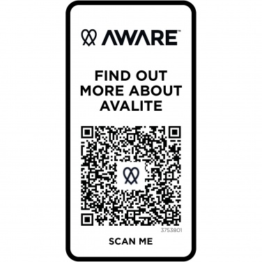 Logotrade reklaamkingitused pilt: Avalite lühikeste varrukatega unisex Aware™ taaskasutatud T-särk