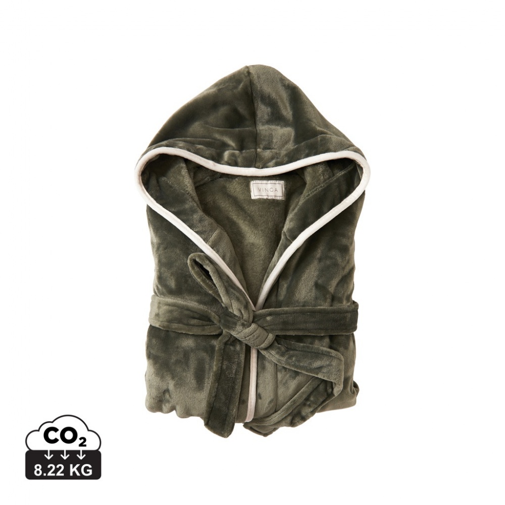 Logo trade reklaamkingid foto: VINGA Louis luksuslik plüüsist hommikumantel, suurus L-XL