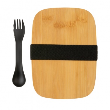 Logo trade firmakingitused foto: Roostevabast terasest lõunakarp bambusest kaane ja sporiga