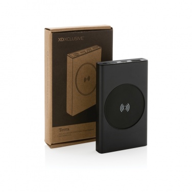 Logo trade firmakingitused foto: Terra RCS taaskasutatud alumiiniumist 5000 mAh akupank 5W juhtmevaba