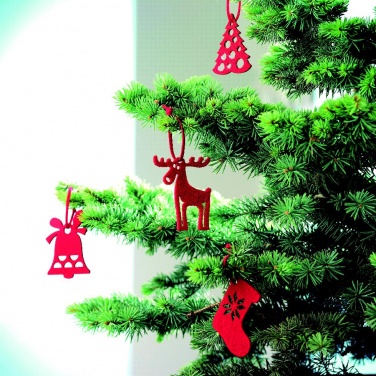 Logo trade reklaamkingituse pilt: Komplektis 6 puuvildist riidepuud