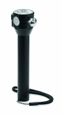 Logo trade meened foto: 3-ühes alumiiniumist taskulamp koos avariivasara ja turvavöölõikuriga, kohandatava trükilahendusega