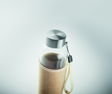 Logotrade reklaamkingituse foto: Klaaspudel kotis 500ml