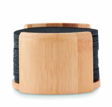 Logo trade reklaamtooted foto: RPET rannaalused bambusest hoidikus