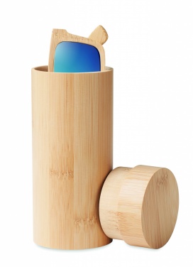 Logo trade reklaamtooted foto: Päikeseprillid ja ümbris bambusest KEILA